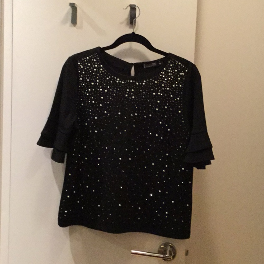 New York & Company Embellished Top